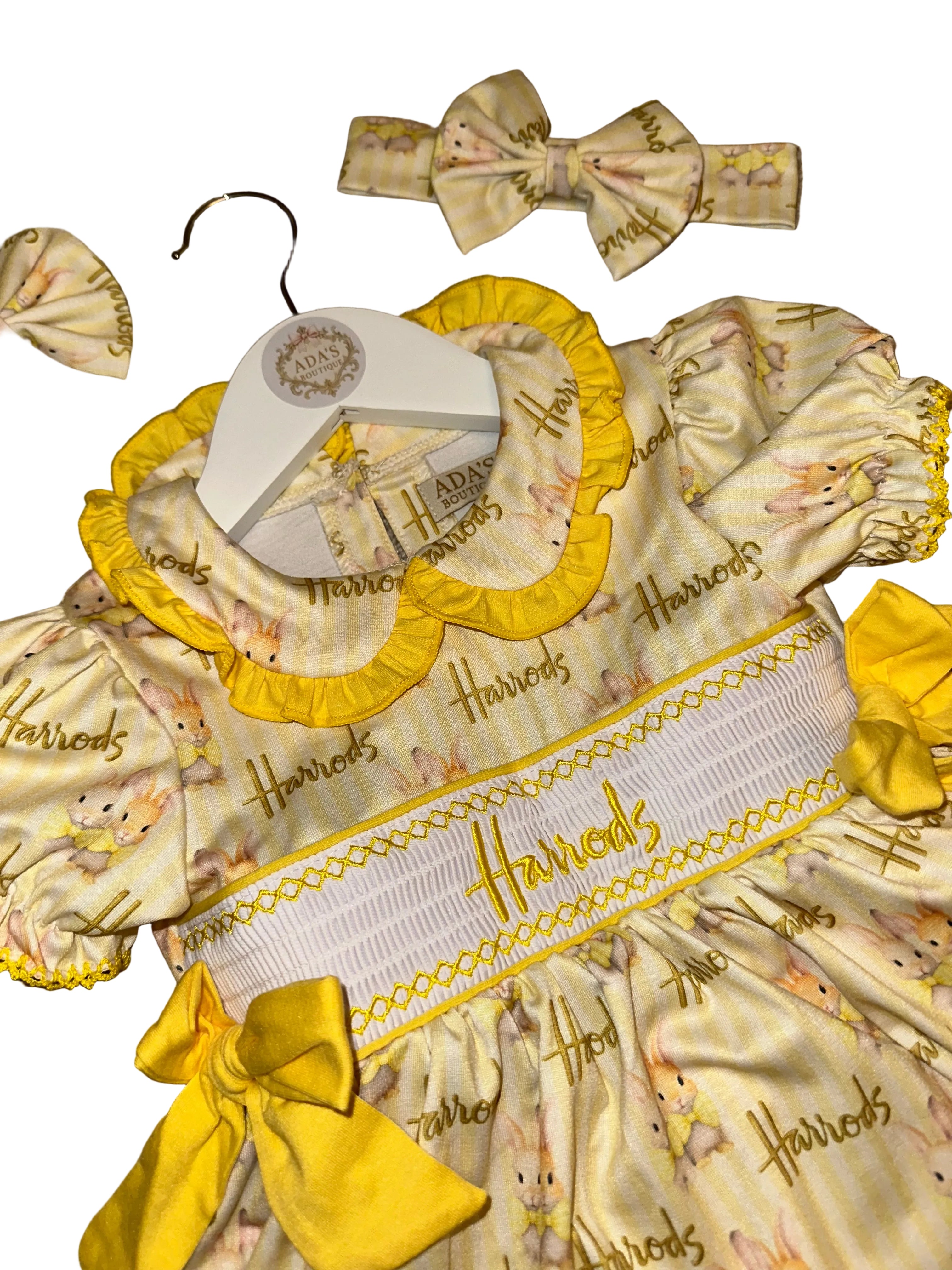 Girls Harrods Easter Smock Pjs