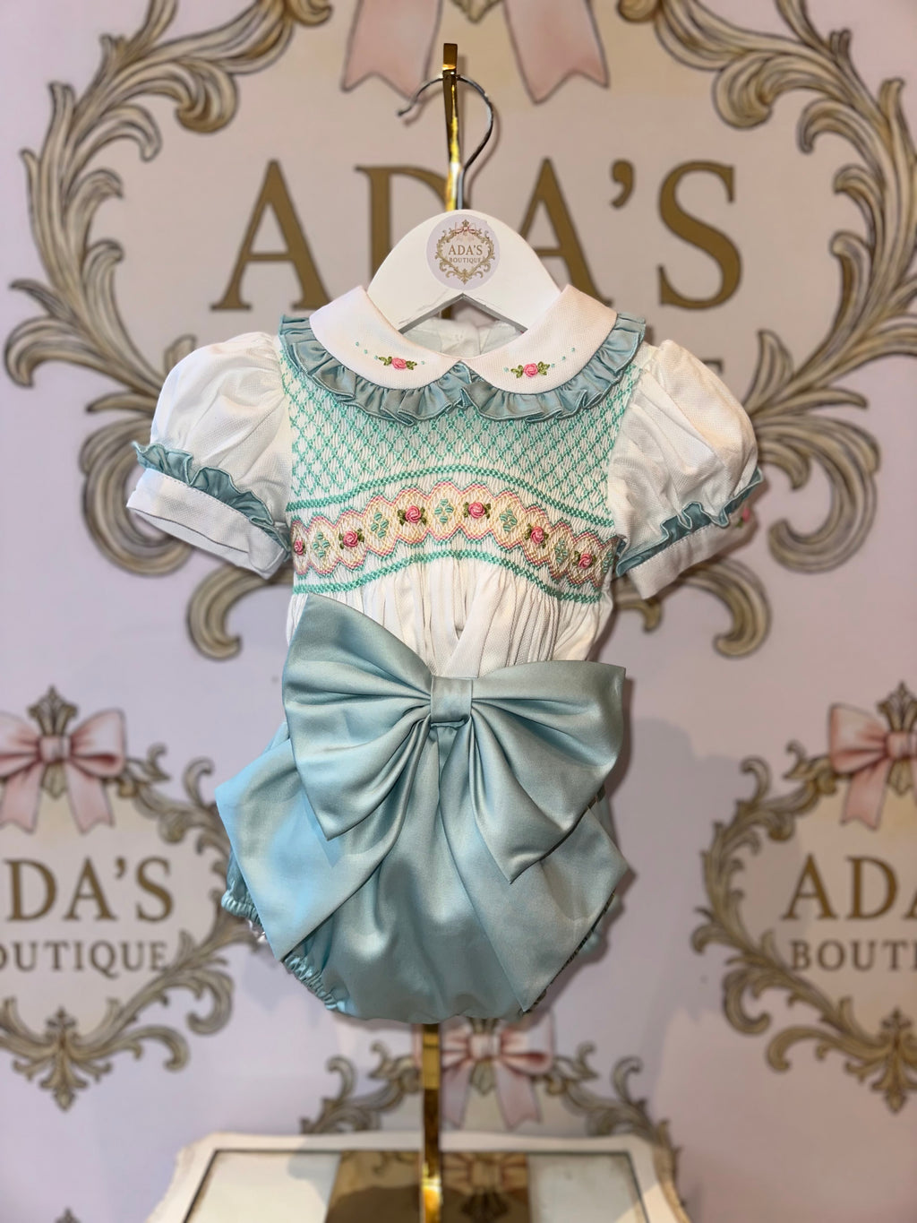 Tiffany Girls Smocked Romper