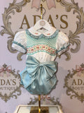 Tiffany Girls Smocked Romper