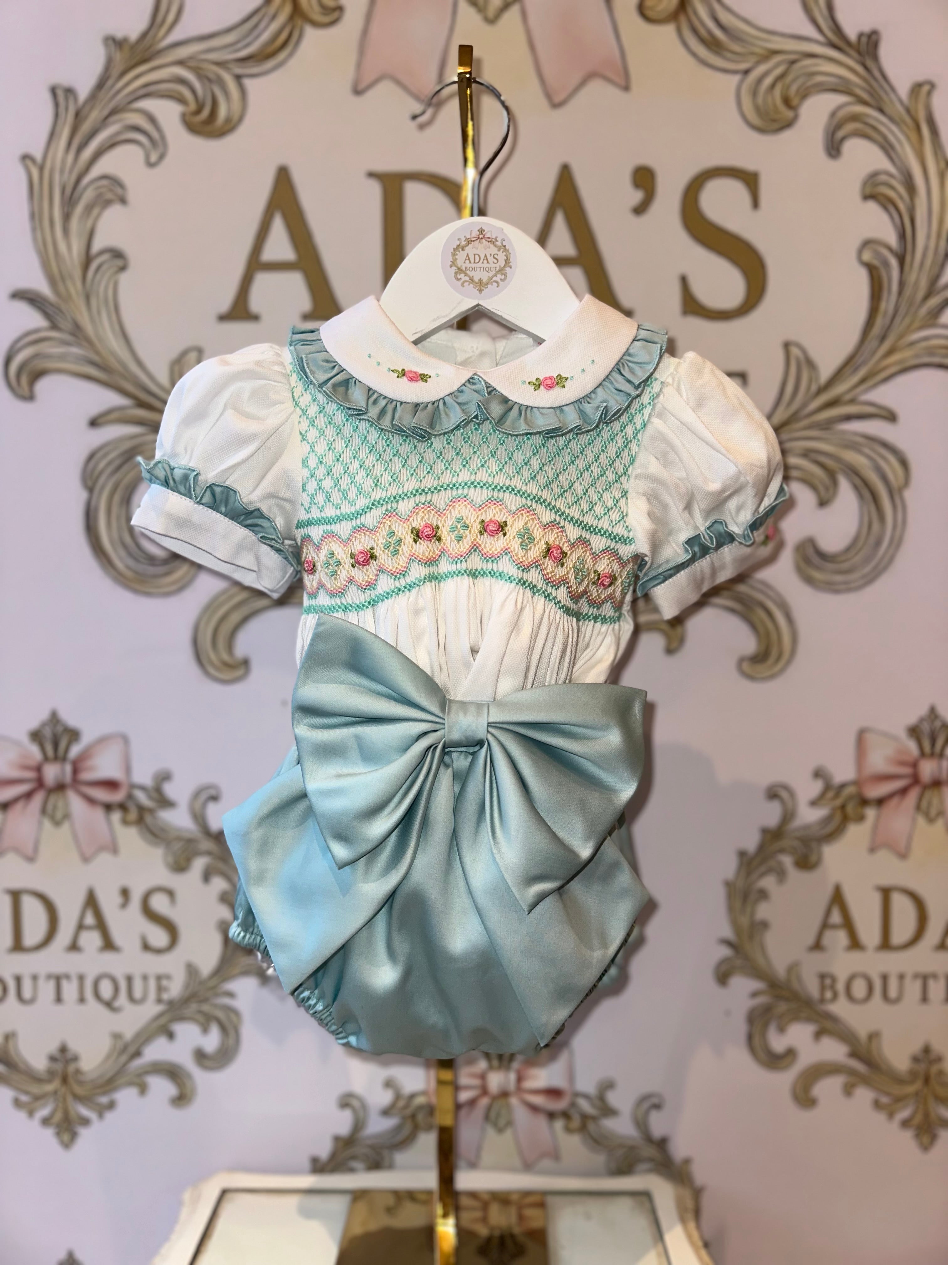 Tiffany Girls Smocked Romper