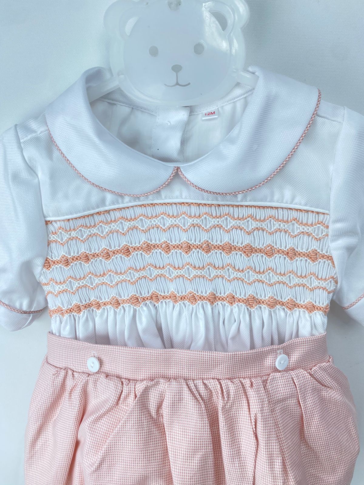 Peach Boys Smock Suit
