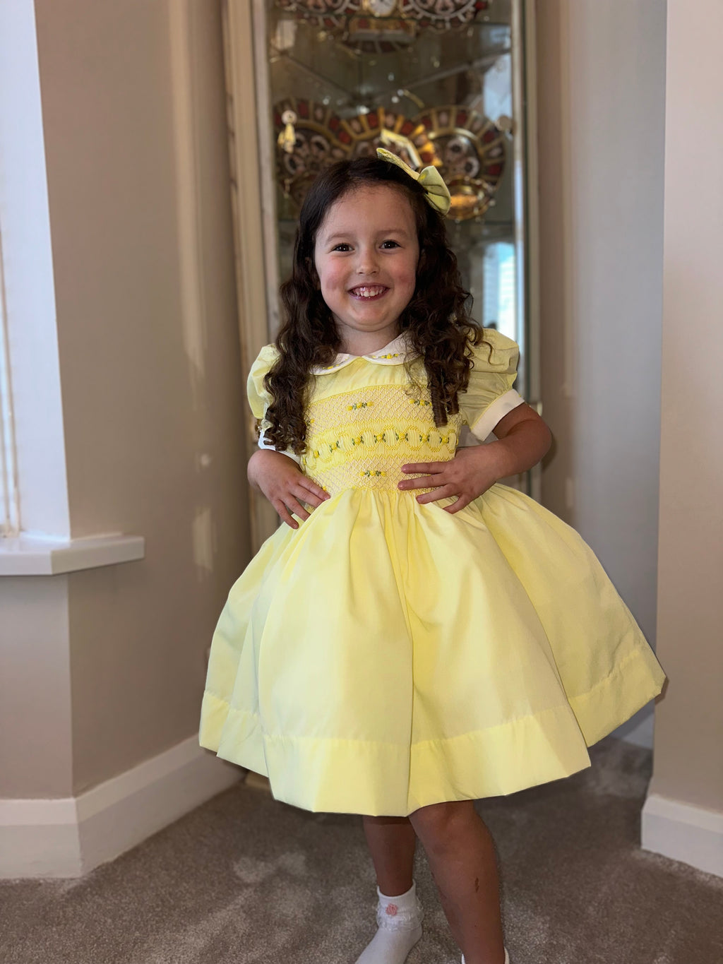 Lemon Smock Dress
