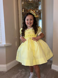Lemon Smock Dress