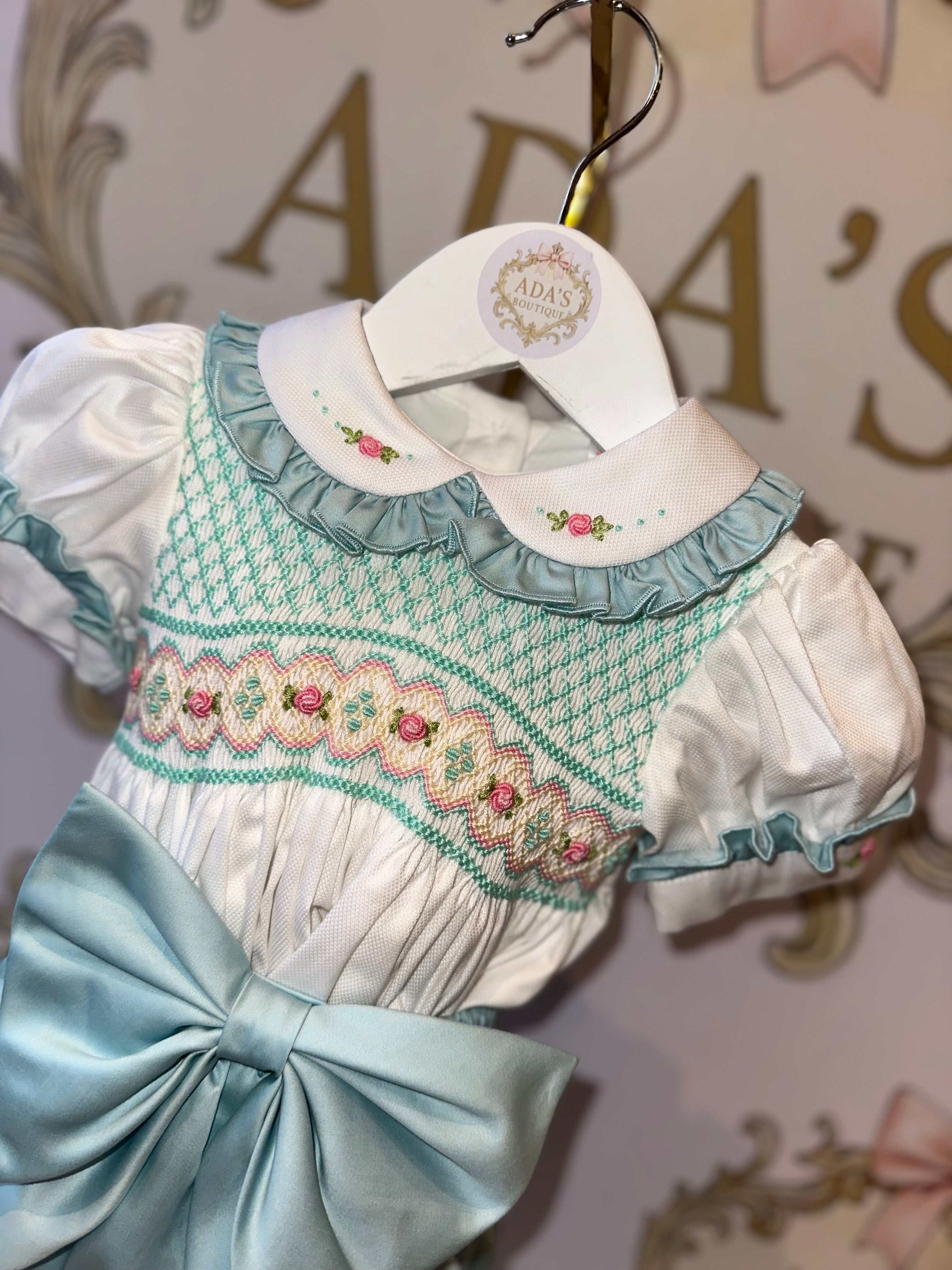 Tiffany Girls Smocked Romper