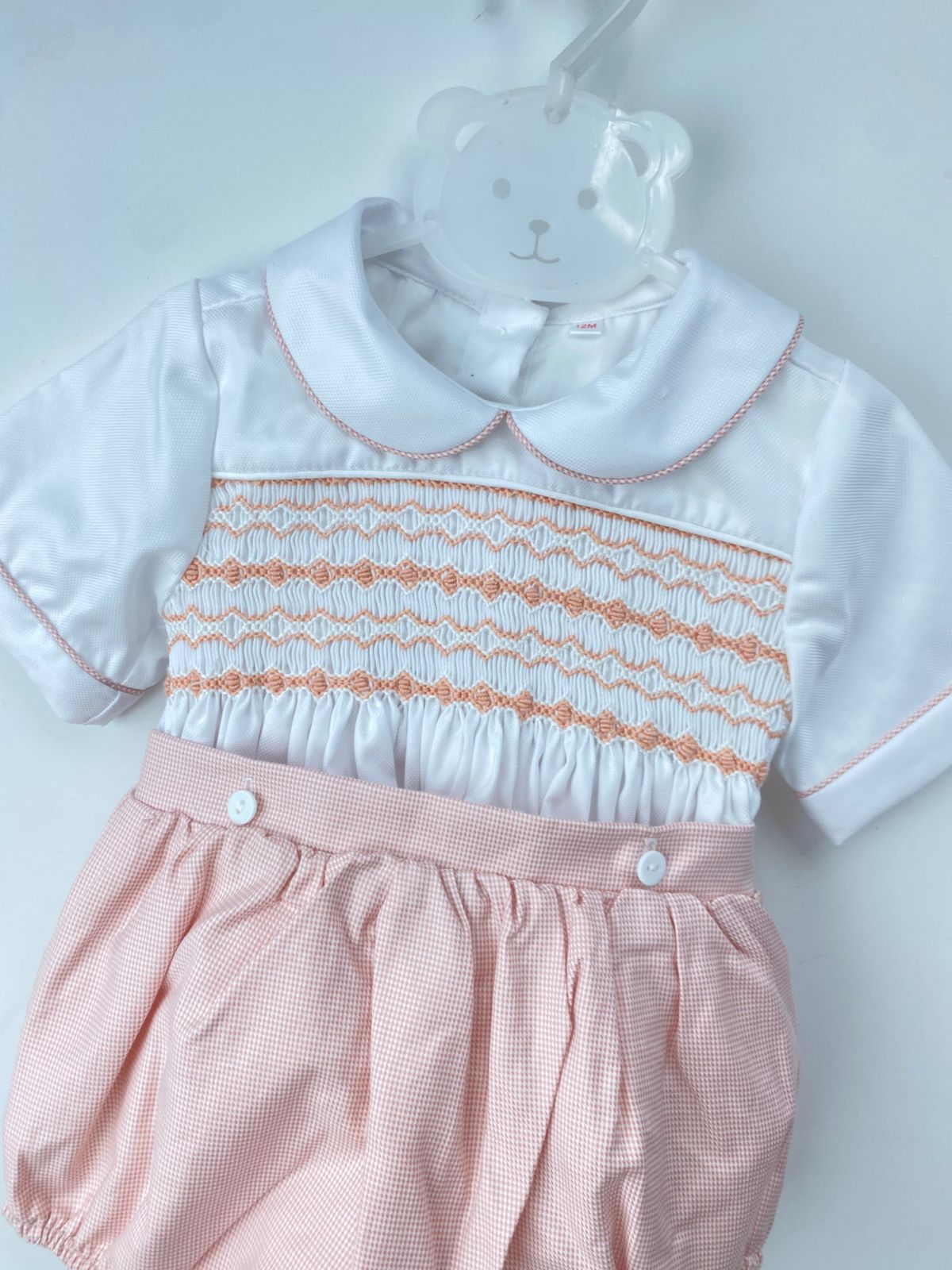 Peach Boys Smock Suit