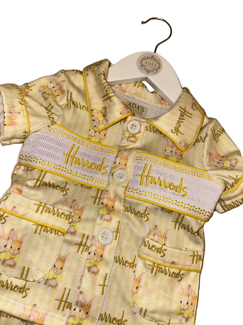 Boys Harrods Easter Smock Pjs