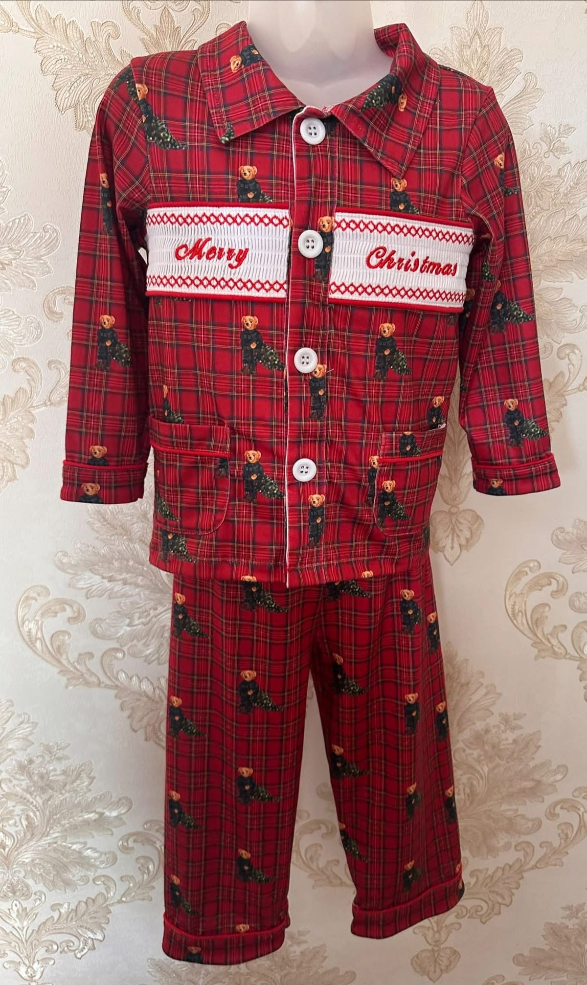 PRE ORDER Boys Christmas Pjs & Night Coat bundle