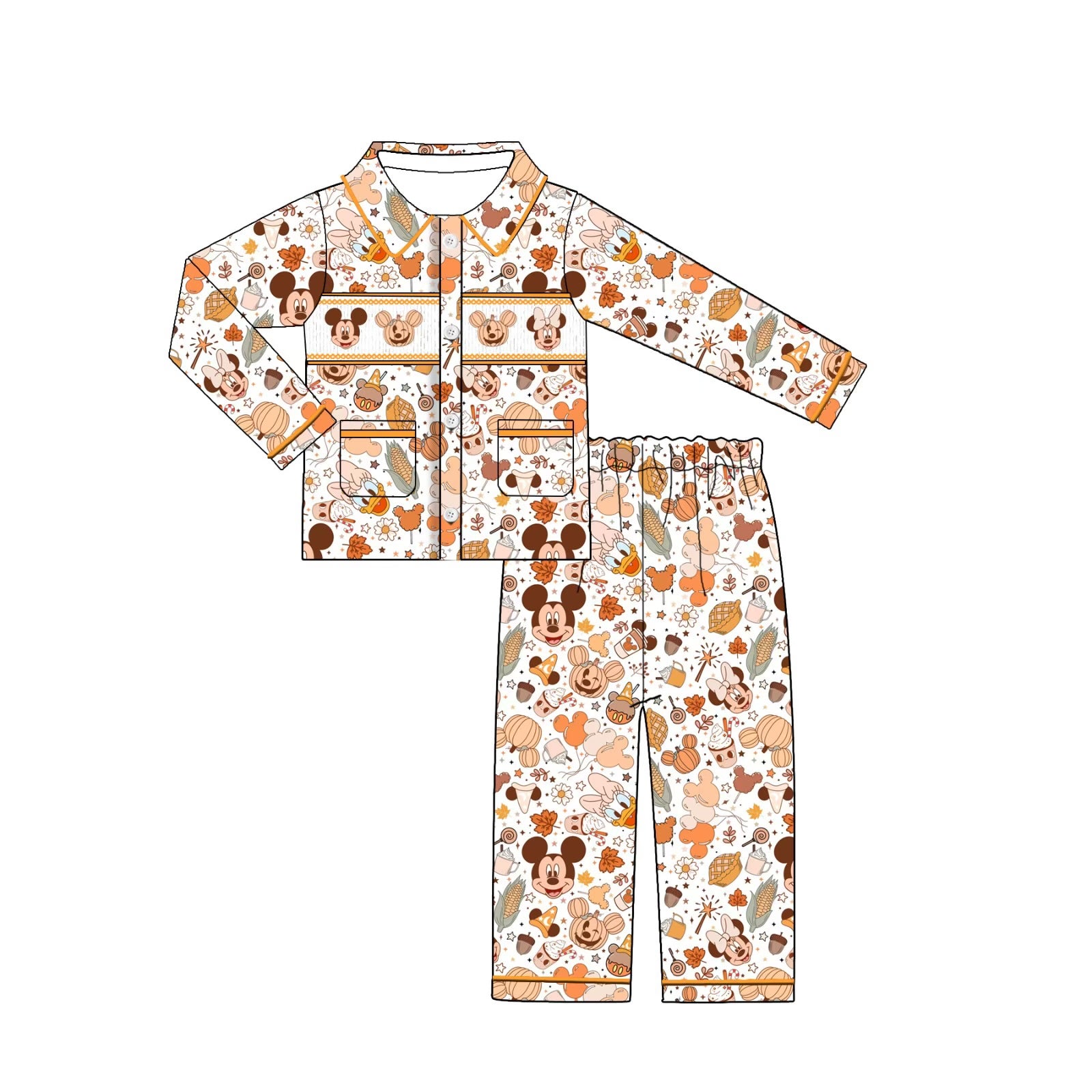 PRE ORDER Boys Halloween Smock Pjs