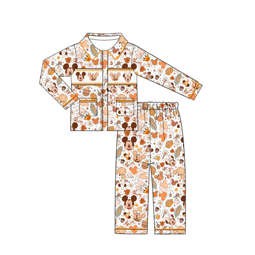 Boys Halloween Smock Pjs